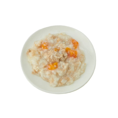 あきたこまちと秋鮭の雑炊（野菜入り）