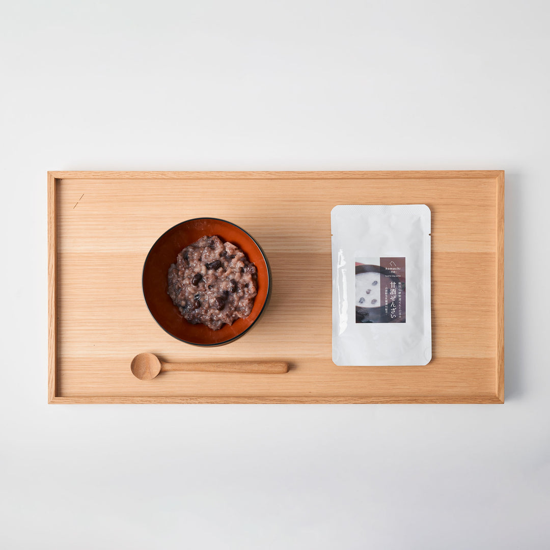 てんこ小豆の甘酒ぜんざい – komachi-na